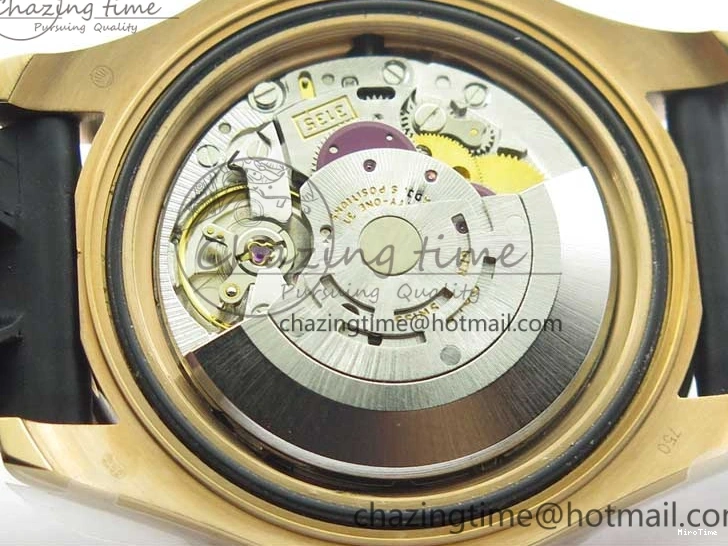 MiroTime 0112 WeatherProof Yacht-Master 40 116695SATS Bp Maker Best Edition Black Dial on Rubber Strap SA 3001